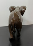 Vintage Ceramic Aynsley elephant Gold-Tone Tusks Animal Kingdom Collection 1990s