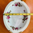 Vintage Moss Rose Fine China Oval Serving Veggie Bowl Made in Japan