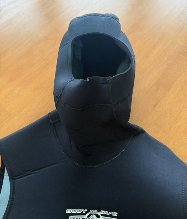 Body Glove Excursion Hooded Vest Mens XL Neoprene Diving Scuba Snorkeling Vest