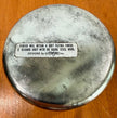 Vintage 1976 Metzke Pewter Round Trinket Box Floral Dogwood Relief Lid