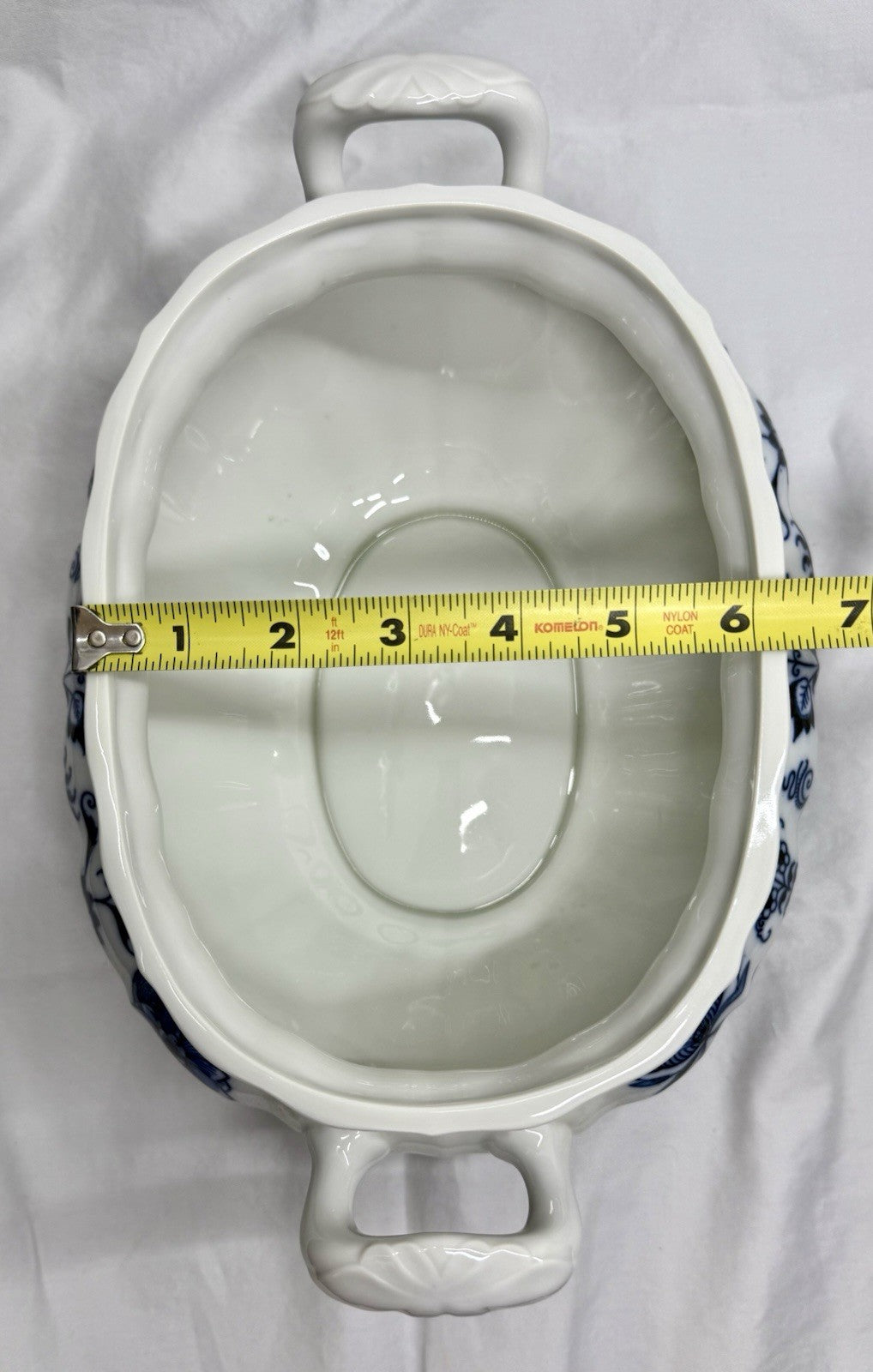 Vintage Blue Danube Oval Soup Tureen with Lid & Underplate Blue Onion Pattern