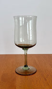 Vintage Set Of 8 Lenox Green Mist Wine Goblets Expression Line Smoky Green Sage