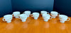 Vintage Wedgwood Westbury Leigh Shape Footed Tea Cups Set Of 9