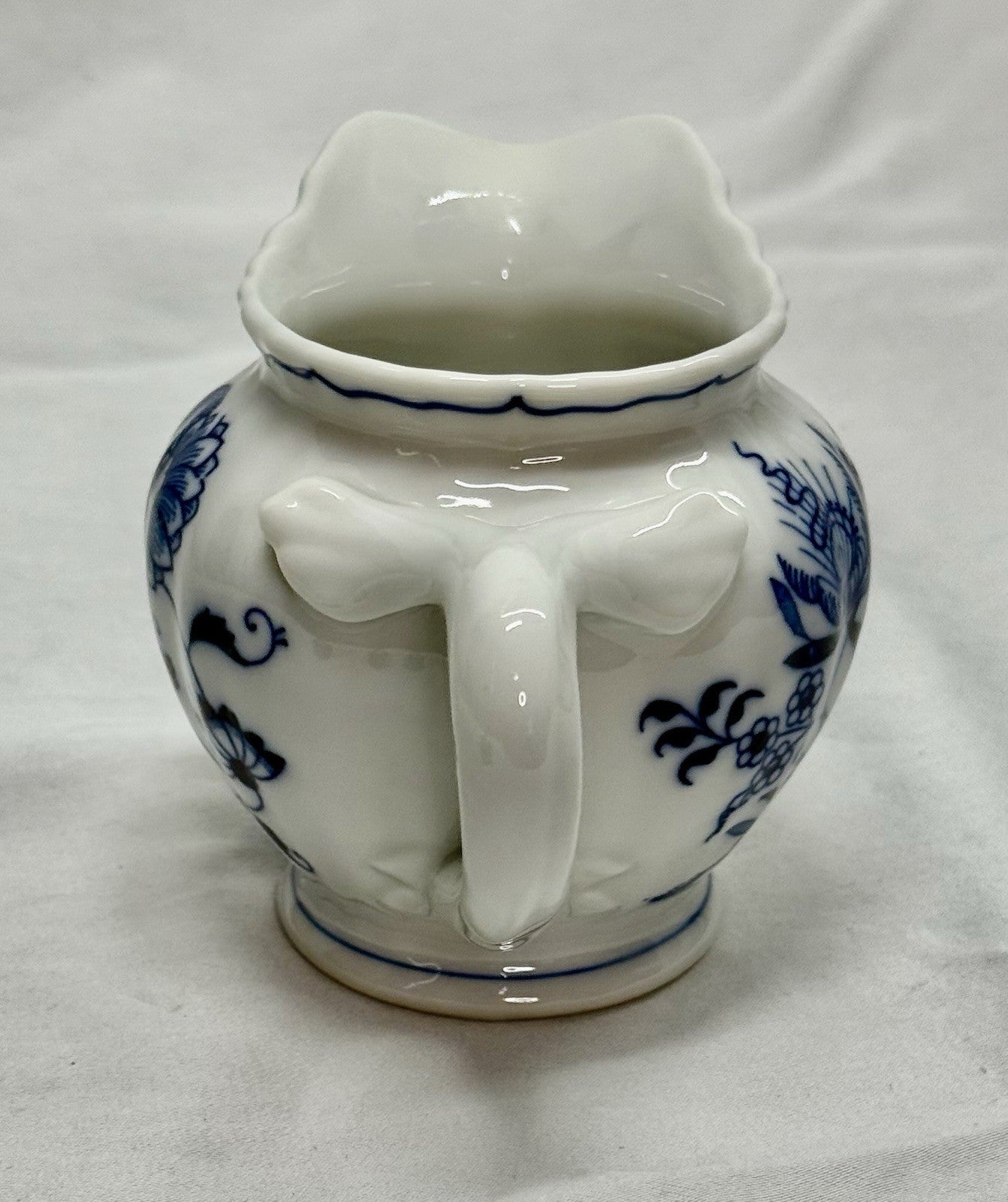 Vintage Blue Danube Porcelain Creamer Blue Onion Pattern Japan