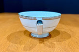 Vintage Mikasa Barclay Pattern 8258 Fine China Footed Teacup Coffee Cup