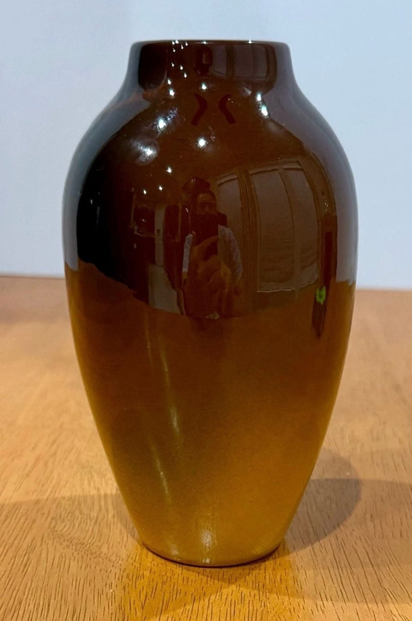 Antique Rookwood Standard Glaze Vase 900 D Caroline F. Bonsall Floral Motif
