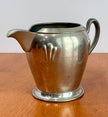 Antique Royal Solid Pewter Creamer and Sugar Bowl Set circa 1900-1915