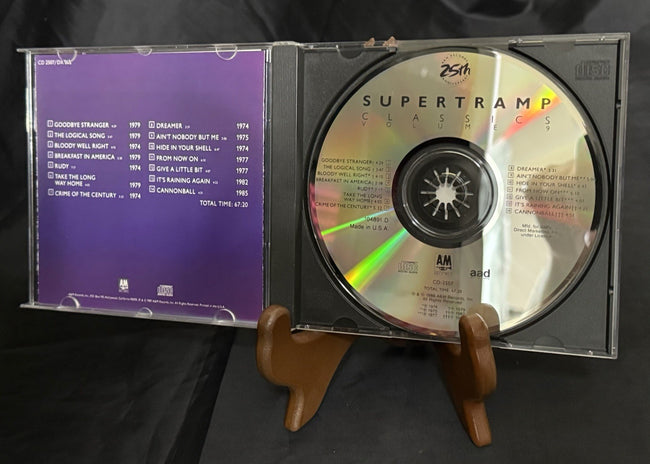 Classics 9 by Supertramp CD 1990 A&M Records' 25th Anniversary Collection