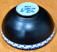 Antique PZH BEEK Model #8 Ceramic Bowl Gouda Holland Art Deco Floral Circa 1923