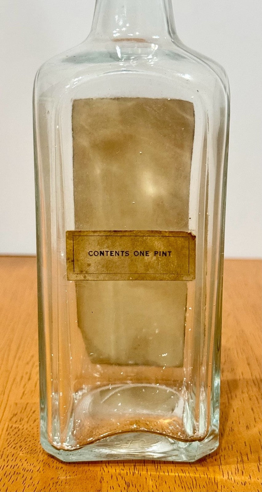 Antique C.S. Littell & Co. Alco-Balm Glass One Pint Bottle Circa 1920s