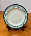 Vintage Teheran by Wedgwood Etruria England Green Blue Floral Pattern Plate