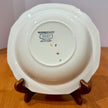 Vintage W.H. Grindley & Co. Ivory England Floral Scalloped Rim Bowl 8”