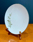 Vintage Noritake Soroya Pattern 6853 8 1/4 inch Salad Plate Platinum Trim
