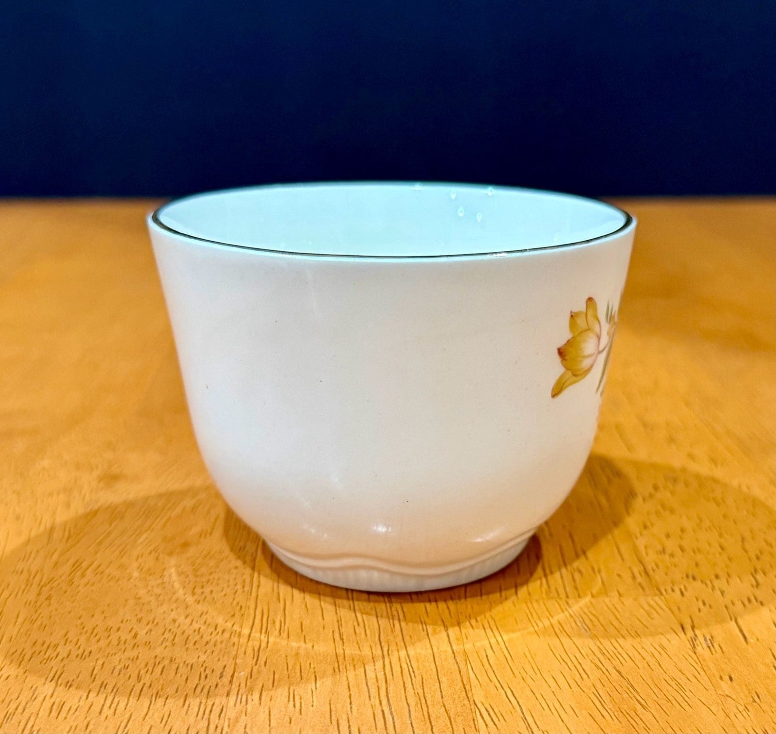 Vintage Scio Pottery Hazel Floral Tea Cup Moss Rose Pattern