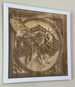 Worker Bee 3D Laser Engraved Portrait  11