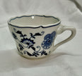 Vintage Blue Danube Tea Cup Translucent Porcelain Blue Onion Pattern Japan 1950s