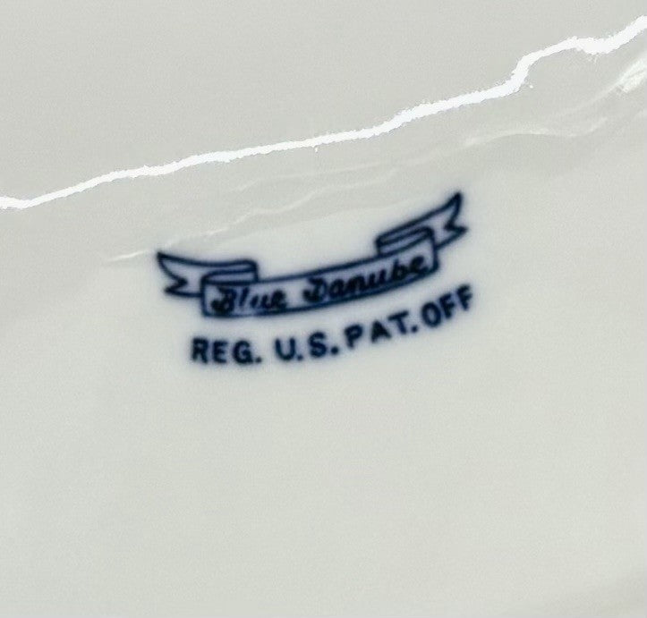 Vintage Blue Danube Oval Soup Tureen with Lid & Underplate Blue Onion Pattern