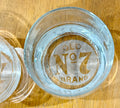 Vintage Set 2 Jack Daniel's Old No. 7 Brand Etched Logo Whiskey Rocks Glasses