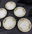Antique Lot Of 6 Reinhold Schlegelmilch RS Germany Roses And Gold Dessert Bowls