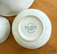 Rae Dunn Artisan Collection Pizza Night Bowl Set Microwave Dishwasher Safe White