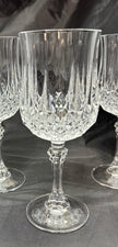 Vintage Set Of 6 Cristal D'Arques Durand Longchamp Crystal Wine Glasses 6.5