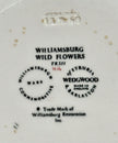 Vintage Wedgwood Williamsburg Wild Flowers TK511 6.25