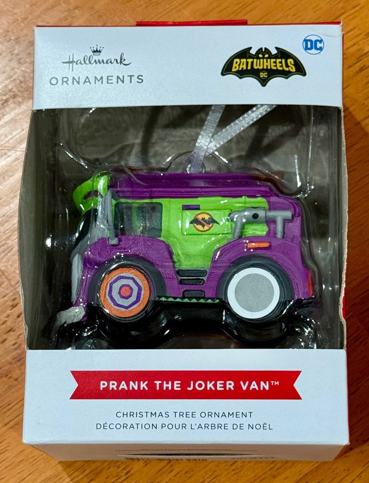 Hallmark DC Batwheels Prank The Joker Van Christmas Tree Ornament