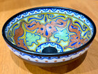 Antique PZH BEEK Model #8 Ceramic Bowl Gouda Holland Art Deco Floral Circa 1923