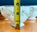 Vintage Wedgwood Westbury Leigh Shape Footed Tea Cups Set Of 9