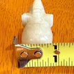 Set of 5 Vintage Hand Carved Gemstone and Quartz Elephant Figurines