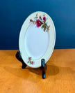 Vintage Moss Rose Pattern Bread & Butter Plate Made in Japan Gold Rim 6”