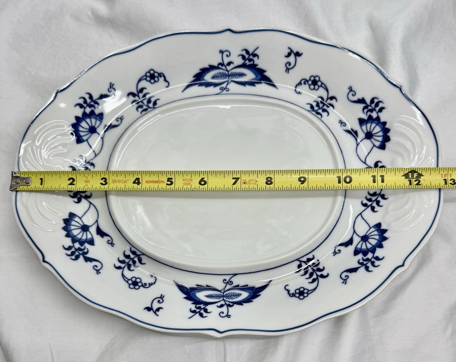 Vintage Blue Danube Oval Soup Tureen with Lid & Underplate Blue Onion Pattern