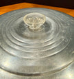 Vintage Aluminum Cake Cover Dome With Clear Acrylic Knob 11.5 Inch