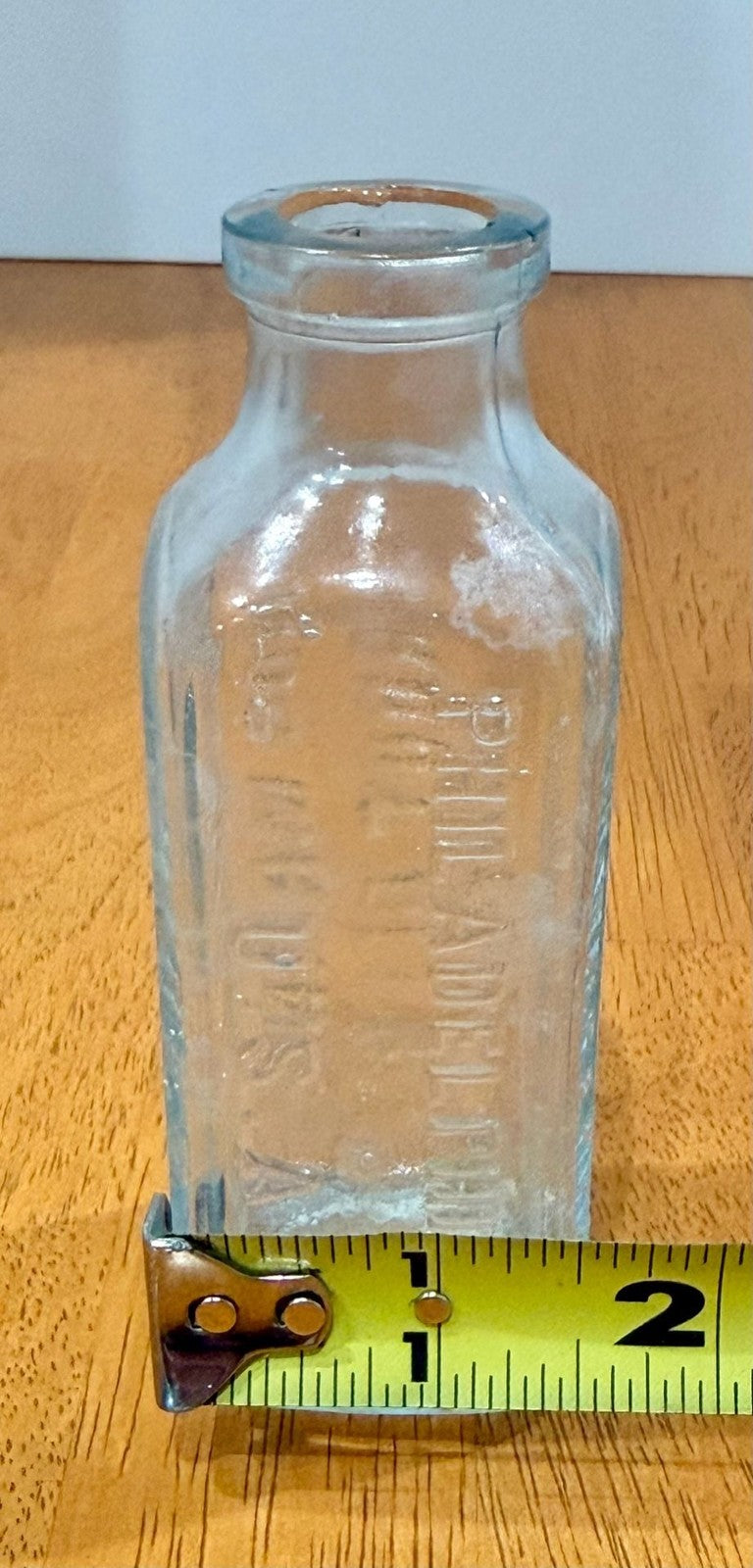 Antique Hires Household Extract Root Beer Glass Bottle Aqua