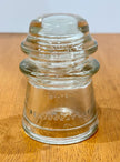 Vintage Hemingray 16 Clear Glass Insulator Made in USA 9-48 :::