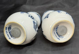 Vintage Blue Danube Floral Blue Onion Pattern Salt & Pepper Shaker Set Japan