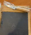 Cheese & Dip Serving Set Bamboo Board 3 Ramekins Slate Square Cheese/Meat Knife