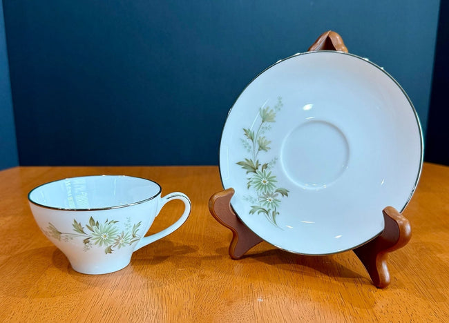 Vintage Noritake Soroya Pattern 6853 Cup and Saucer Set Floral Theme