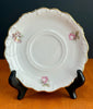 Schumann Bavaria Golden Crown E&R Briar Rose Porcelain Teacup Saucer
