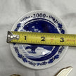 Vintage Royal Copenhagen Plates 2000 Christmas & Millennium Plates with Stands