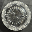American Brilliant Period Cut Glass Finger Bowl Strawberry & Fans Pattern Rare!