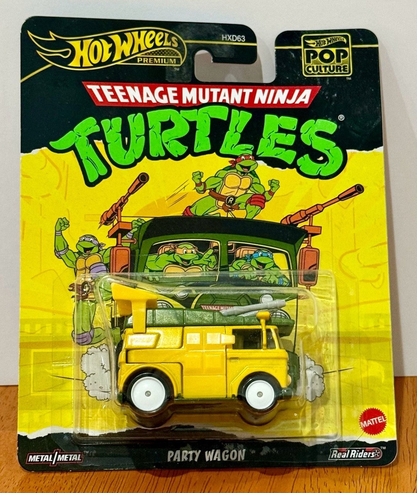 Hot Wheels Premium Pop Culture Teenage Mutant Ninja Turtles Party Wagon HXD63
