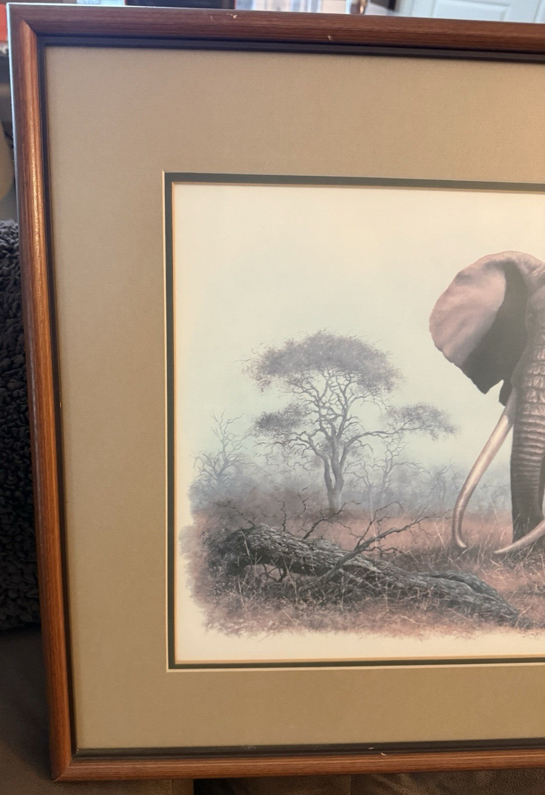 Vintage Limited Edition Art Print Ahmed of Kenya Denis Murphy Signed 46/1000