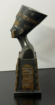 Vintage Heavy Bronze Finished Replica Ancient Egyptian Queen Nefertiti
