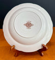 Colonial Pottery Stoke England Clifford Pattern Brown Transferware Soup Bowl