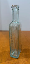 Antique Dr. W.B. Caldwell's Syrup Pepsin Bottle Clear Blue Tint Glass