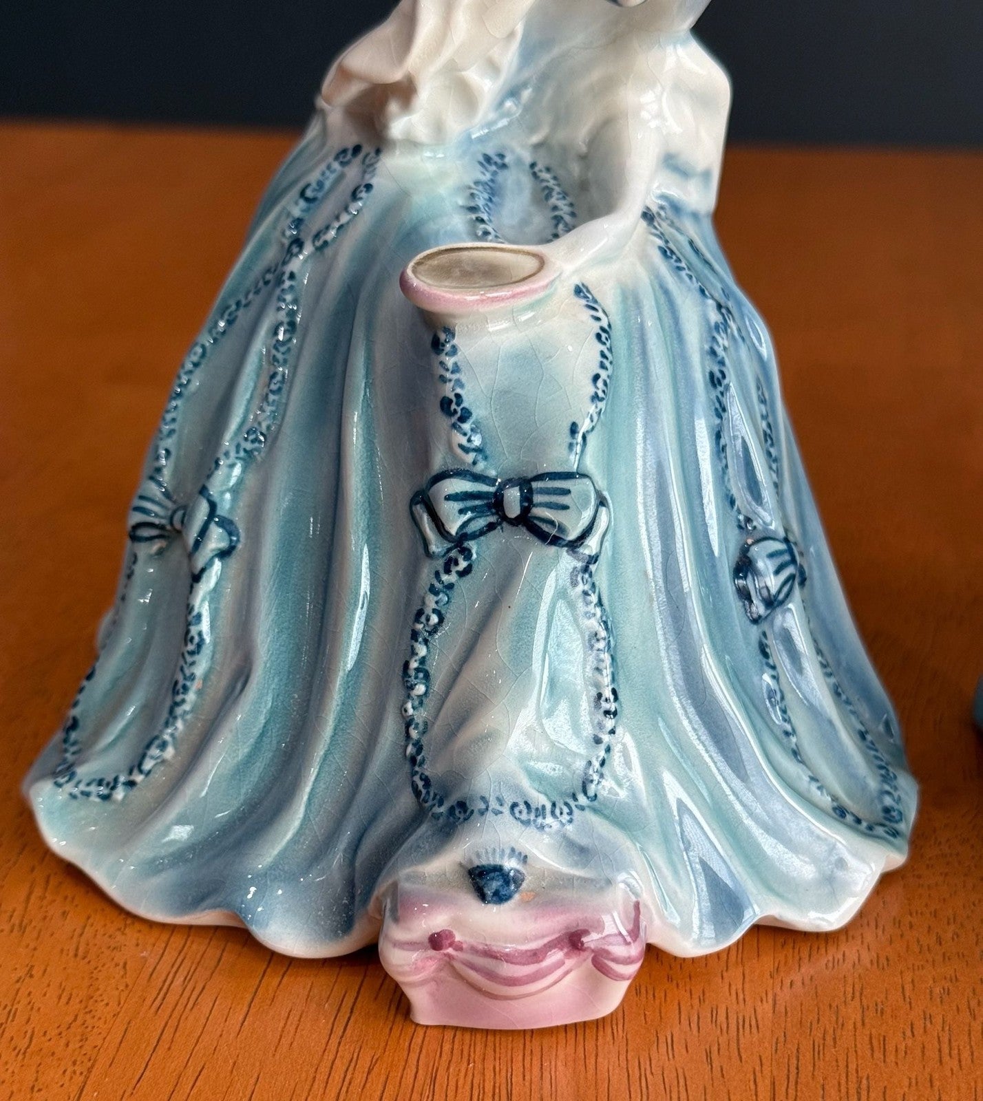 Vintage Goldscheider Everlast Porcelain Victorian Lady Figurines Set of 2
