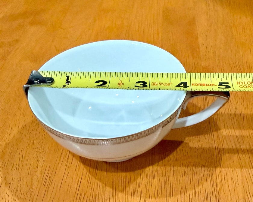 Vintage Mikasa Barclay Pattern 8258 Fine China Footed Teacup Coffee Cup