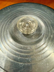 Vintage Aluminum Cake Cover Dome With Clear Acrylic Knob 11.5 Inch