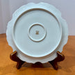 Vintage Dresden Germany Porcelain Floral Scalloped Salad plate 7 Inch
